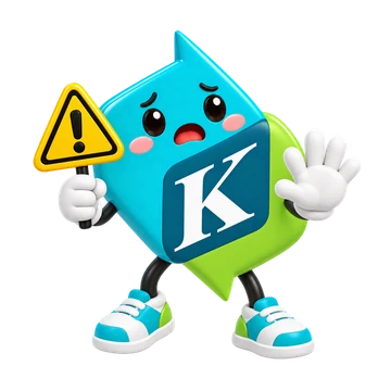 마스코트 K — 주의