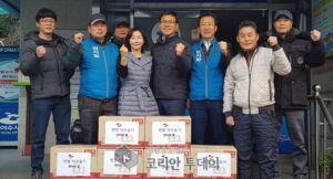 여수시 충무동 연사모, 연말 라면 10상자 후원
