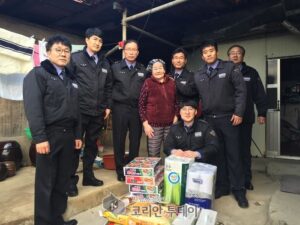 창원해경, 독거 노인 위문 이웃사랑 실천