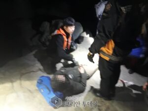 창원해경, 가덕도 해벽암장 등반중 추락한 20대 (女)구조