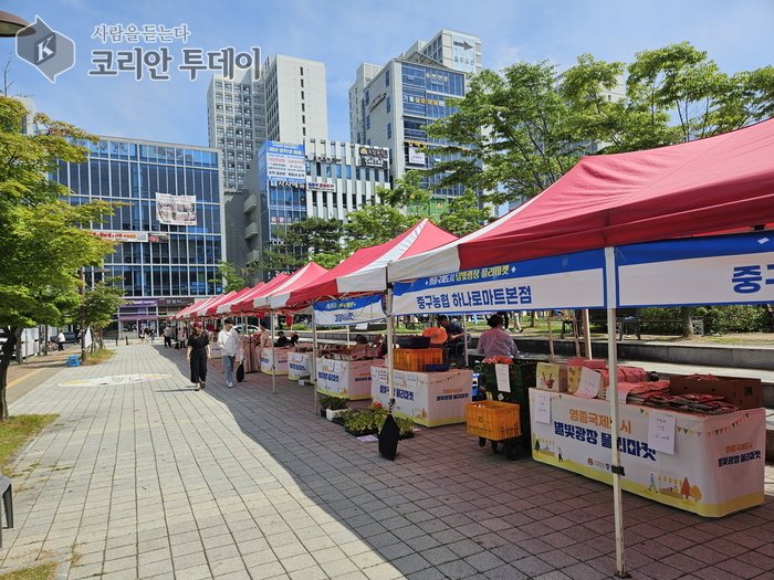 Flea market at Byeolbit Plaza opens for first time on June 8, becoming a space for communication and coexistence with residents