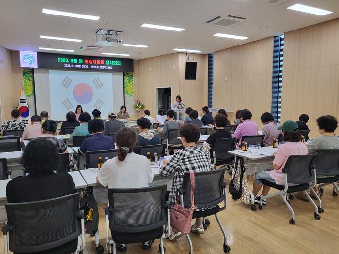 만수5동 통장자율회, 폭염경보 발효에 따른 취약계층 안부 확인 실시 (사진 제공: 남동구청)