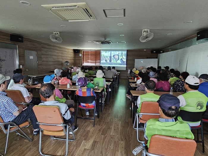 구월3동, 폭염 대비 환경지킴이 안전교육 실시 (사진 제공: 남동구청)