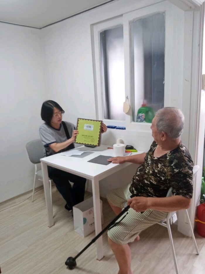 남동구, 재가 의료급여 사업 성과 톡톡 (사진 제공: 남동구청)