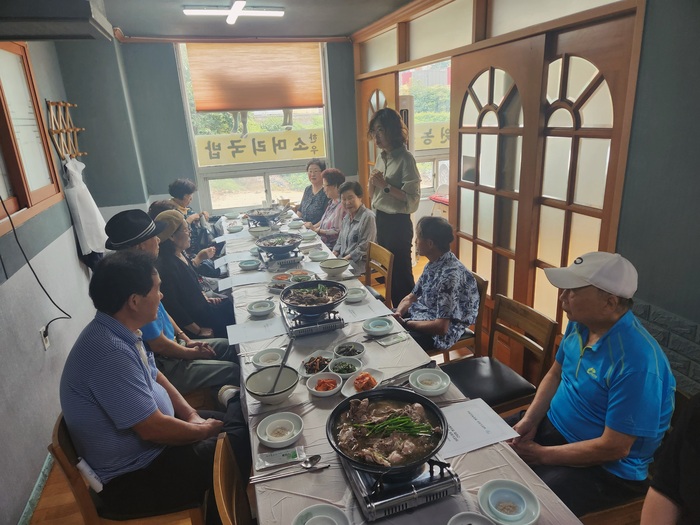 남촌도림동, 경로당 회장단과 소통 간담회 개최 (사진 제공: 남동구청)
