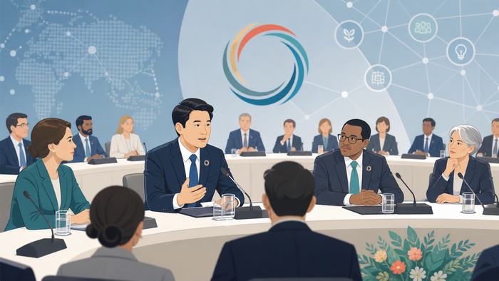 [코리안투데이] Deputy Prime Minister and Minister of Science and ICT Bae Kyung-hoon attending the G20 Innovation Ministerial Meeting © 장형임 기자