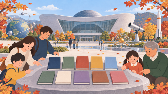 [코리안투데이] Image de présentation des «10 livres recommandés pour l'automne» du Musée national des sciences de Gwacheon © 장형임 기자