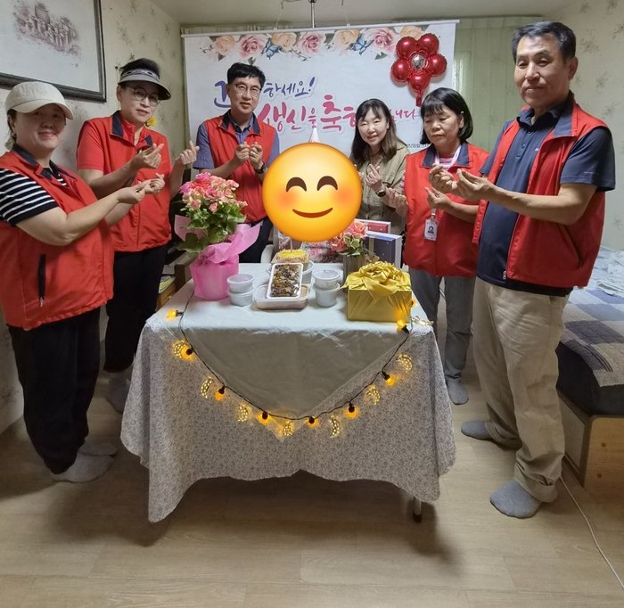 간석3동 지역사회보장협의체, 찾아가는 어르신 생신상 차림 진행 (사진 제공: 남동구청)