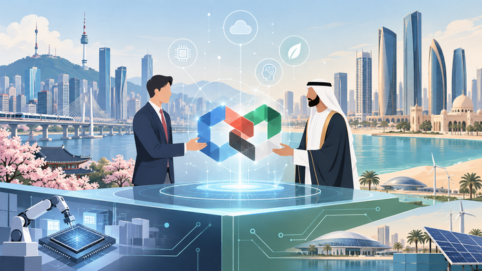 [코리안투데이] Le lieu du Forum d'investissement d'Abou Dhabi à Séoul 2026 © 장형임 기자