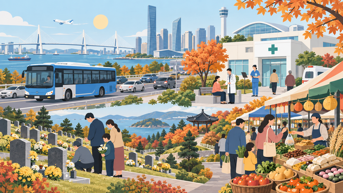[코리안투데이] Présentation du plan global de commodités pour les citoyens durant les congés de Chuseok de la ville d'Incheon © 장형임 기자