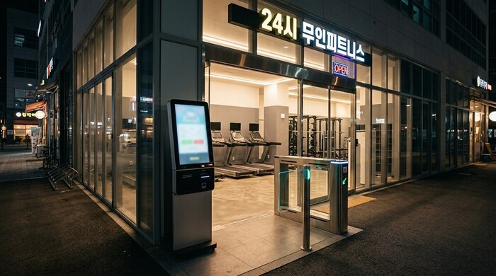 24時間無人ジムは、キオスクを設置するだけで十分なのか?