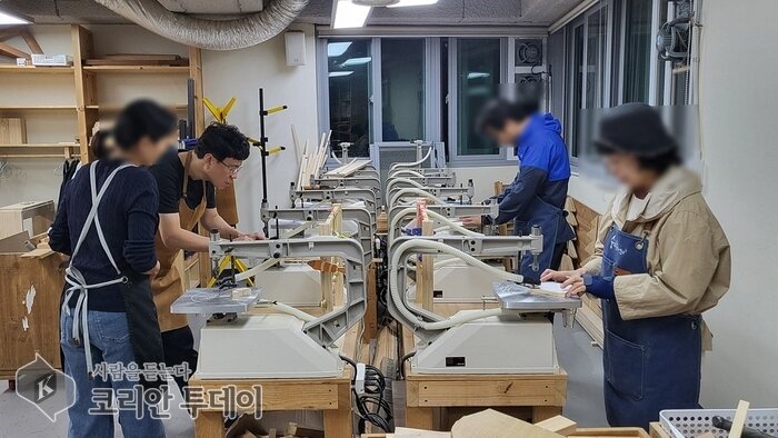 [코리안투데이] 숭의목공예센터 목공예 프로그램 © 김미희 기자