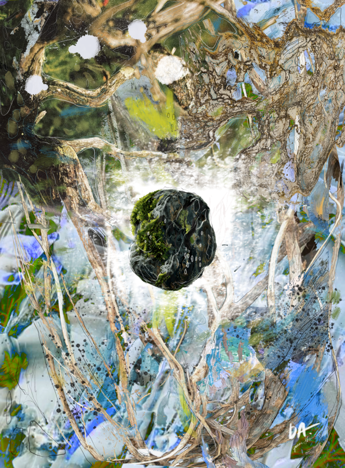 [코리안투데이] 신천재 녹색의 비폭력 Elsewhere_(100호P) ©김현수 기자