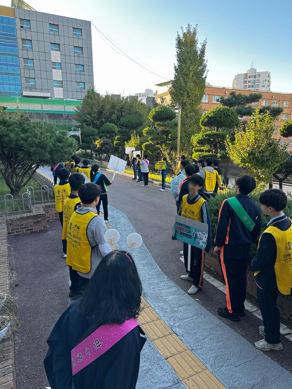 남동구, 등굣길 금연 캠페인으로 청소년 흡연 예방 나서 (사진 제공: 남동구청)