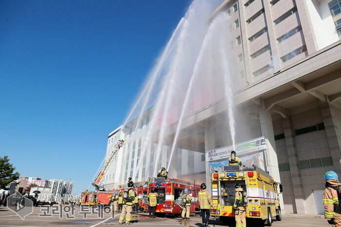 미추홀구, 규모 6.0 지진 가정해 14개 기관 합동 재난대응훈련